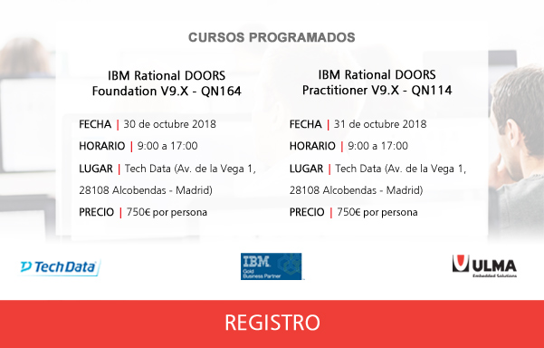 IBM Rational DOORS courses